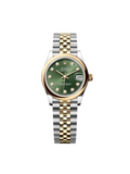 【1:1 Super Clone】 Datejust m278243-0029/0030 31mm Olive Green Dial Yellow Rolesor Oyster Watch