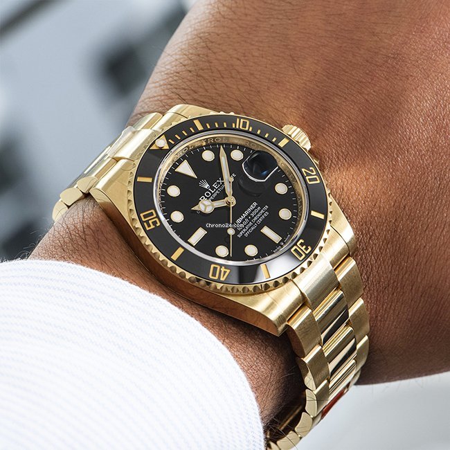 🔥Hot Sale🔥【1:1 Super Clone】Rolex Perpetual Submariner Date 41mm Blue Dial Yellow Gold 126618LB