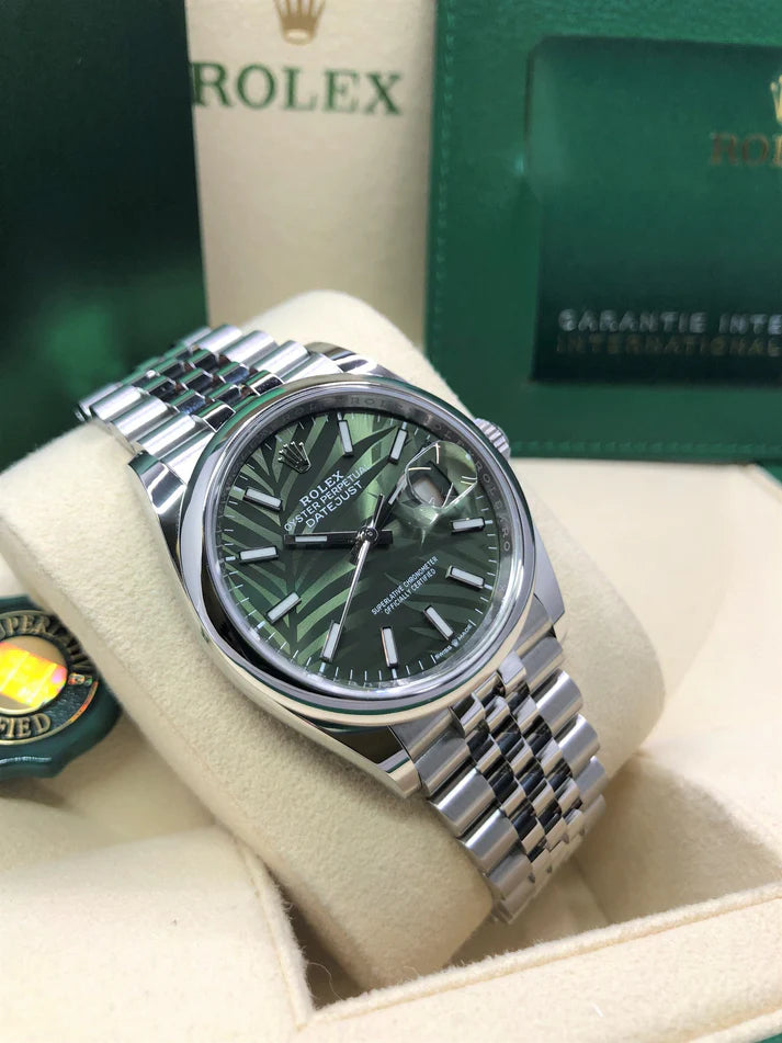 【1:1 Super Clone】  Datejust 36mm 126200 Green Dial Watch