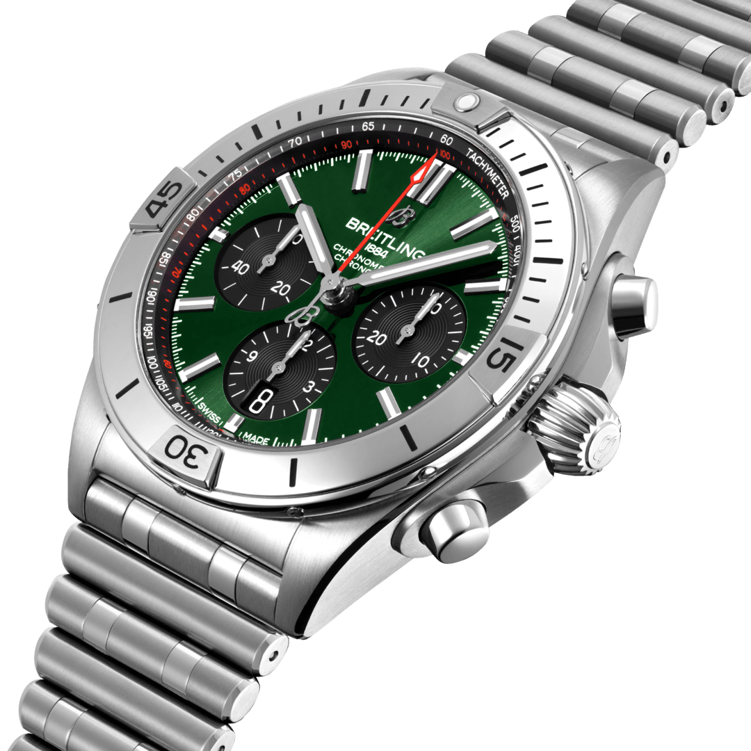 【1:1 Super Clone】Breitling Watch Chronomat B01 42 Bentley Green Bracelet
