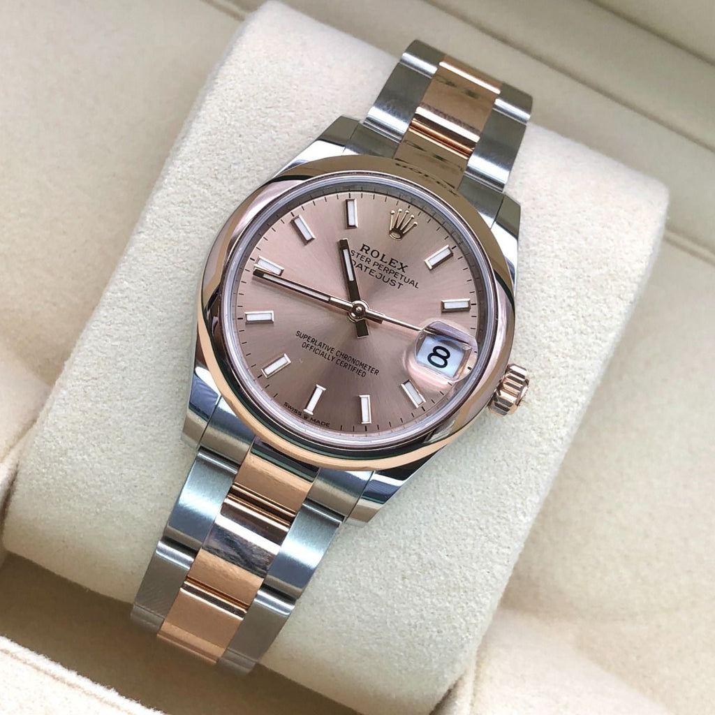 【1:1 Super Clone】 Datejust m278241-0009/0010 Rose 31mm Dial Oyster Bracelet Watch