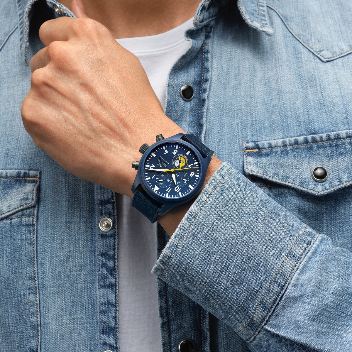 【1:1 Super Clone】IWC-Pilot's Watch Chronograph "Blue Angels" (IW389109)