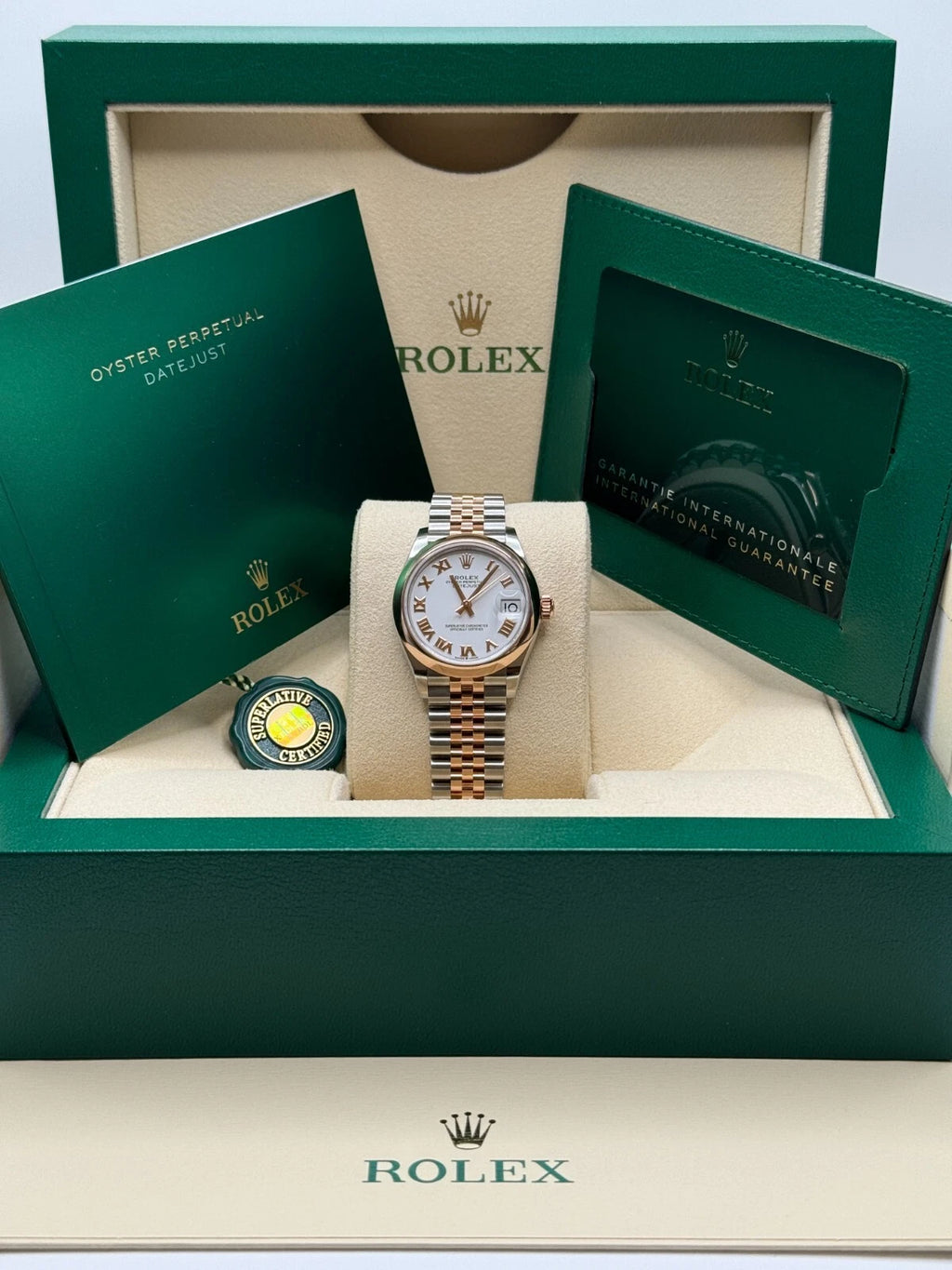 【1:1 Super Clone】 Datejust m278241-0001/0002 White 31mm Dial Oyster Bracelet Watch
