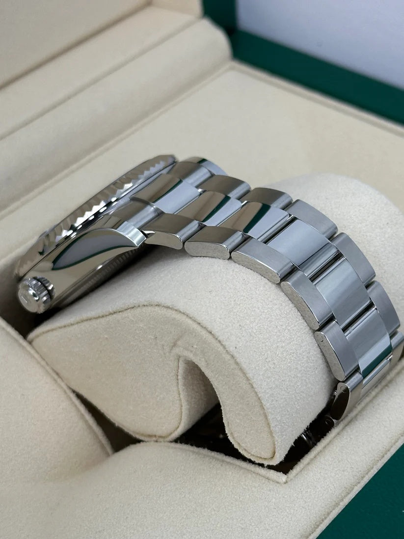 【1:1 Super Clone】  Sky-Dweller 42mm 336934-0007/0008 Stainless Steel Black Dial Oyster