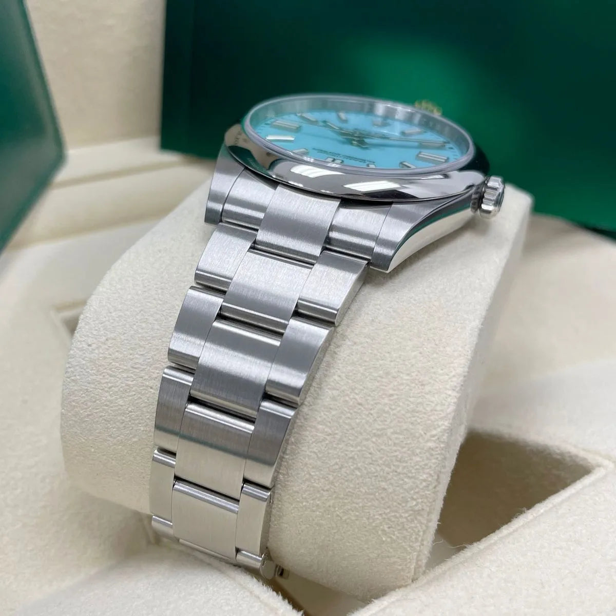【1:1 Super Clone】 Oyster Perpetual 36mm 126000-0006 Tiffany Blue Turquoise Dial