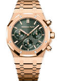 ROYAL OAK Pink Gold Khaki Green Dial CHRONOGRAPH 41mm