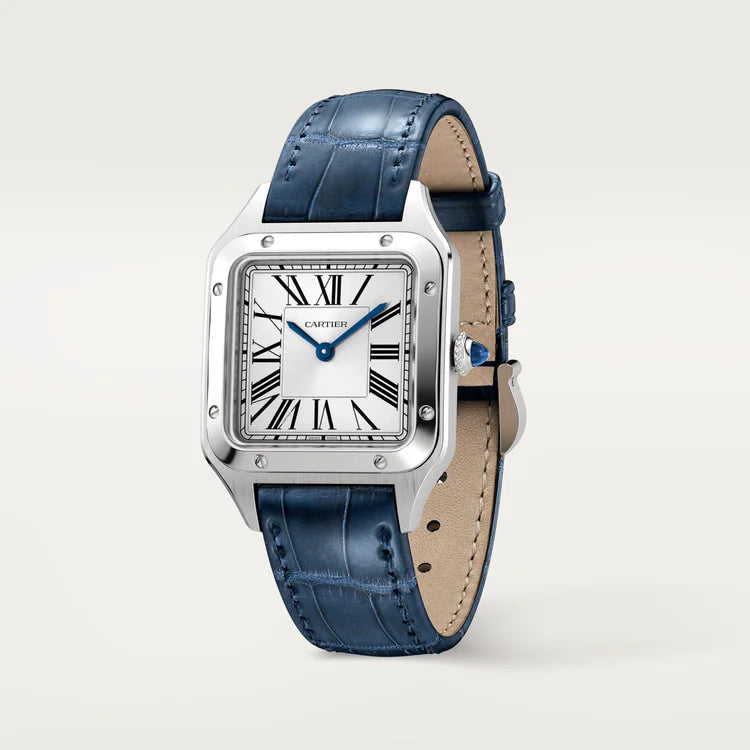 【1:1 Super Clone】SANTOS-DUMONT Blue Strap 38mm