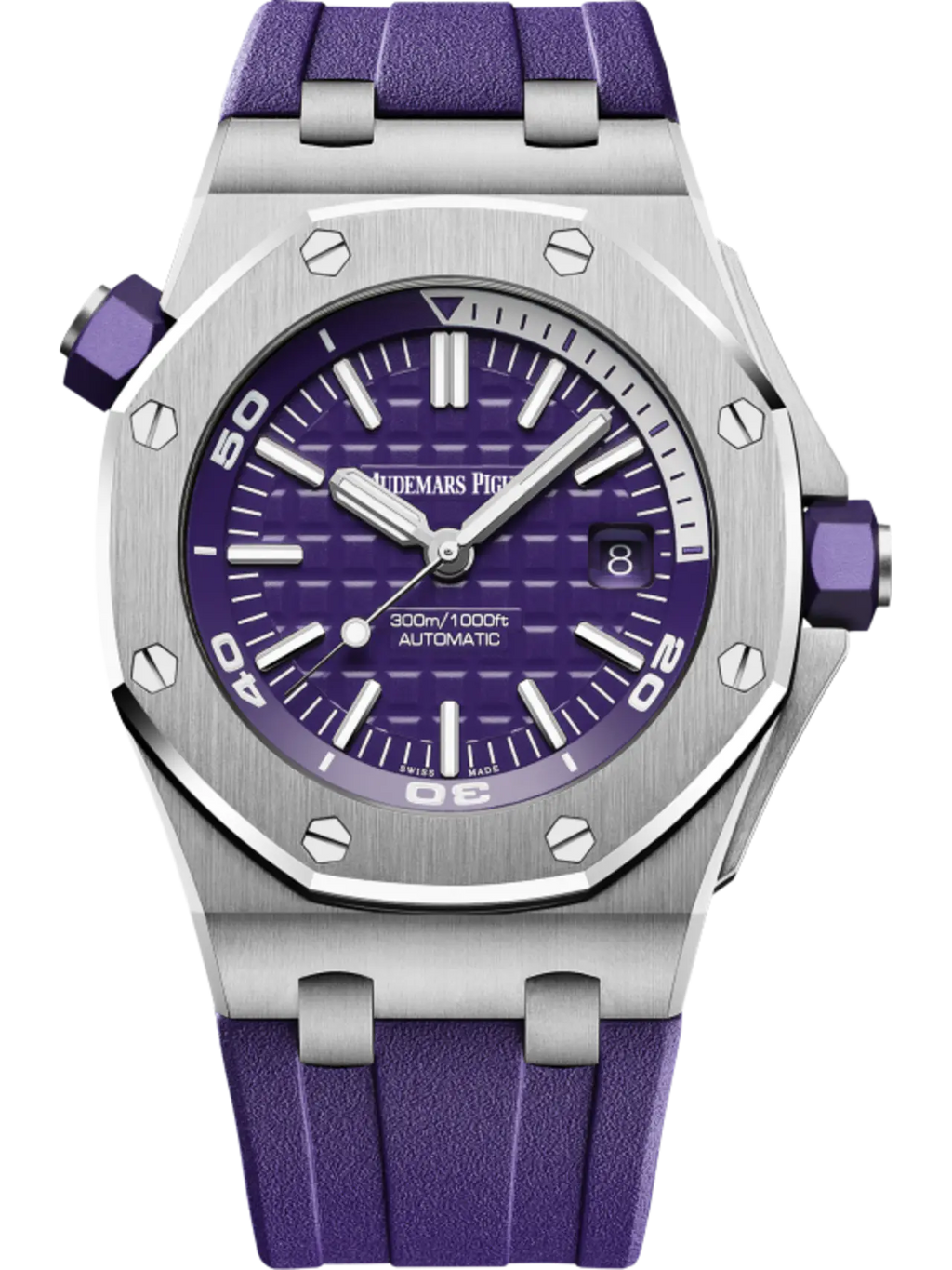 【1:1 Super Clone】A&P OFFSHORE DIVER Purple Dial 42mm