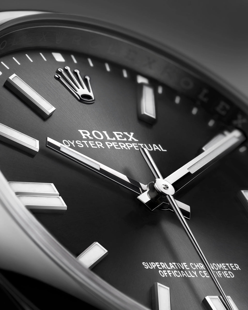 【1:1 Super Clone】  Oyster-Perpetual 41mm 124300-0002 Stainless Steel Black Index Dial Watch