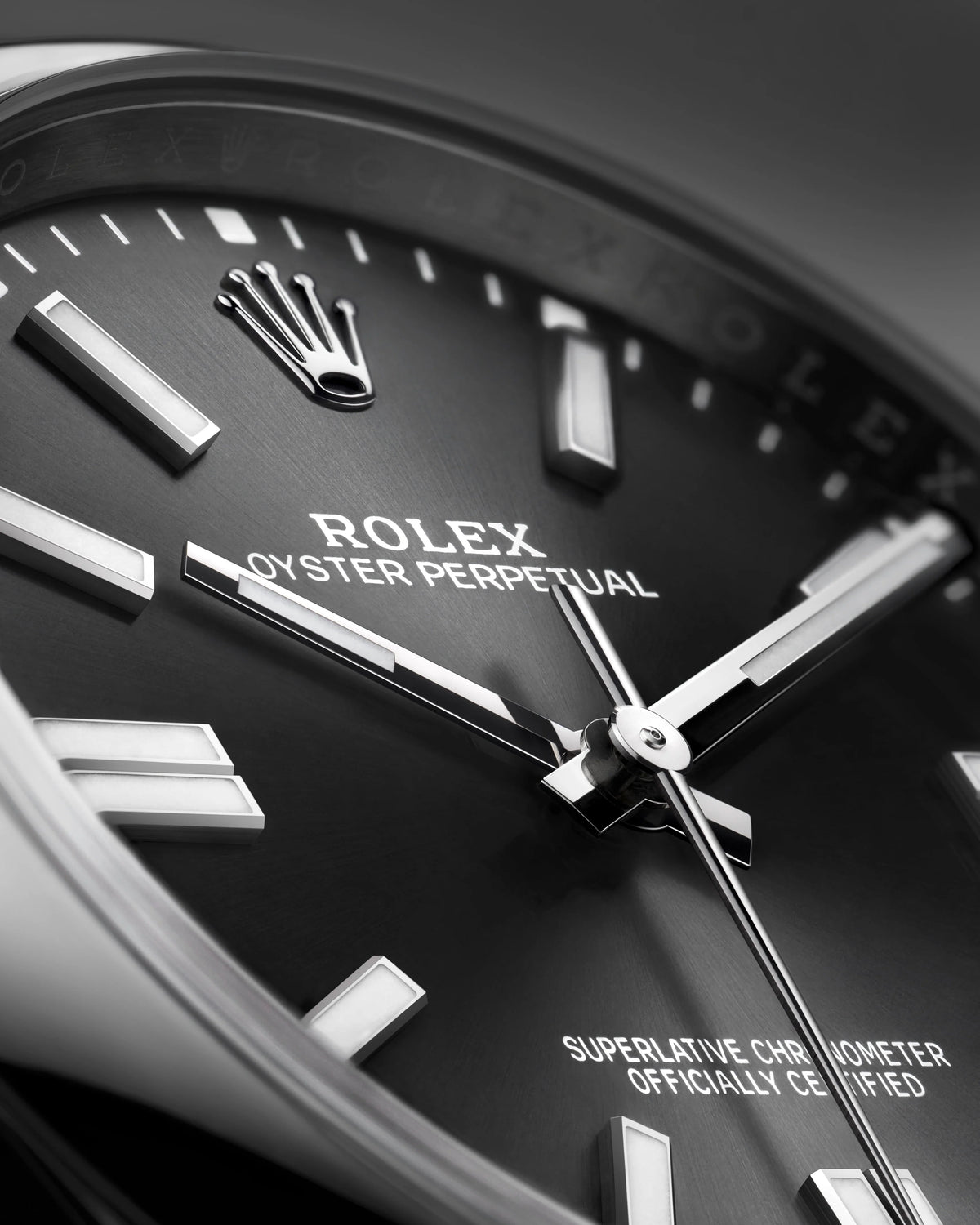 【1:1 Super Clone】  Oyster-Perpetual 41mm 124300-0002 Stainless Steel Black Index Dial Watch