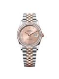 【1:1 Super Clone】  Datejust 36mm 126281 Rose Dial Oyster 36mm Bracelet