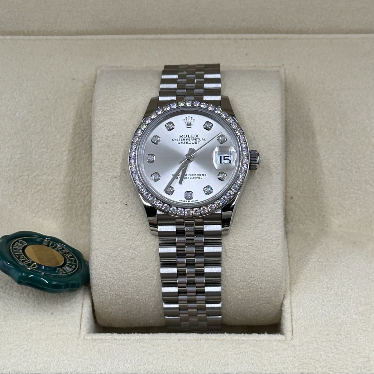 【1:1 Super Clone】 Datejust m278384RBR-0033/0034 Silver 31mm Dial Oyster Watch