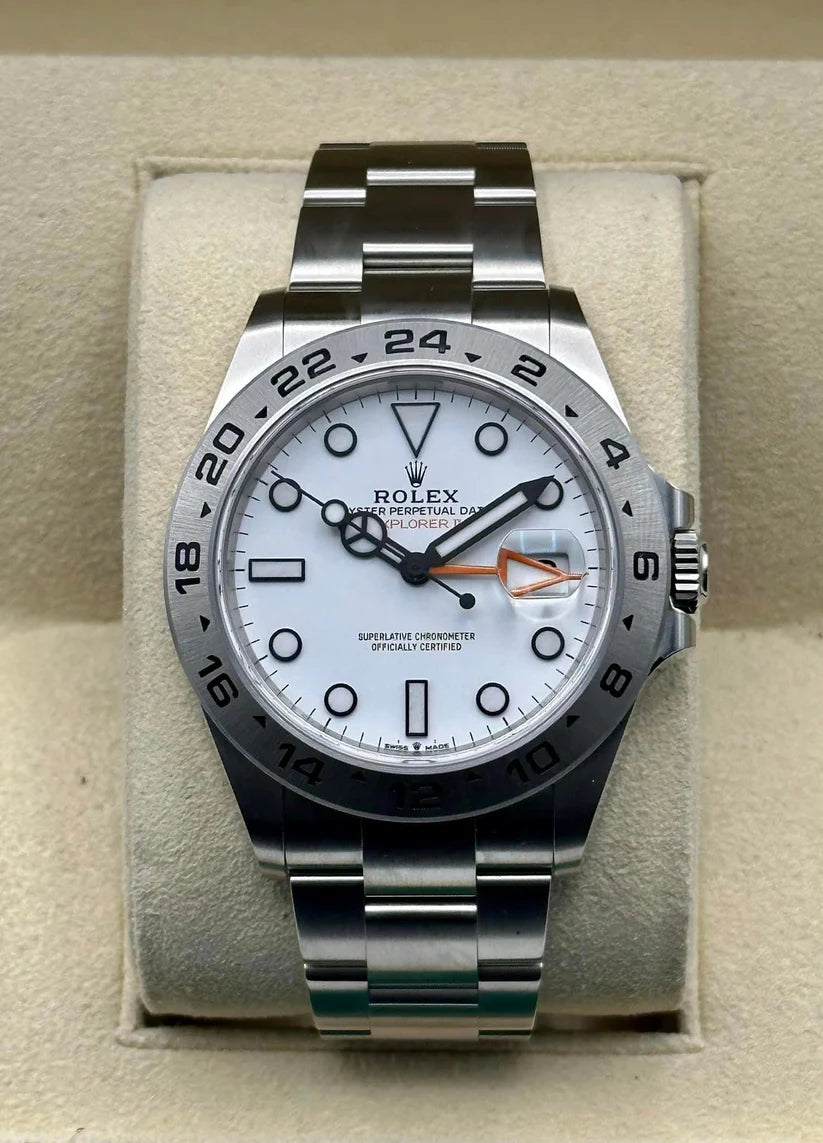【1:1 Super Clone】Rolex Explorer II 226570 42mm White Dial Men’s Watch