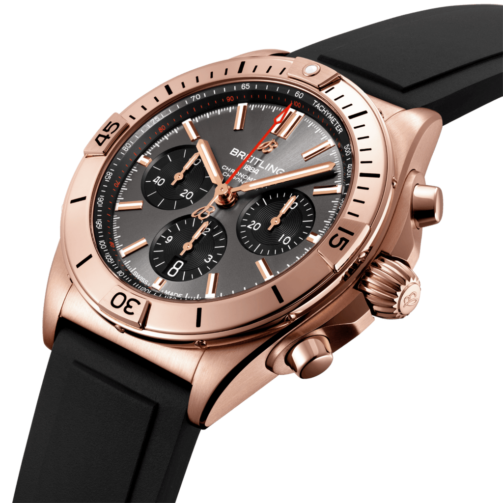 【1:1 Super Clone】Breitling Watch Chronomat B01 42 Anthracite Rubber