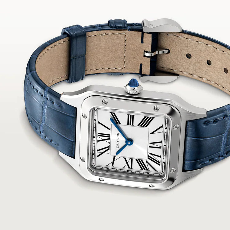 【1:1 Super Clone】SANTOS-DUMONT Blue Strap 38mm