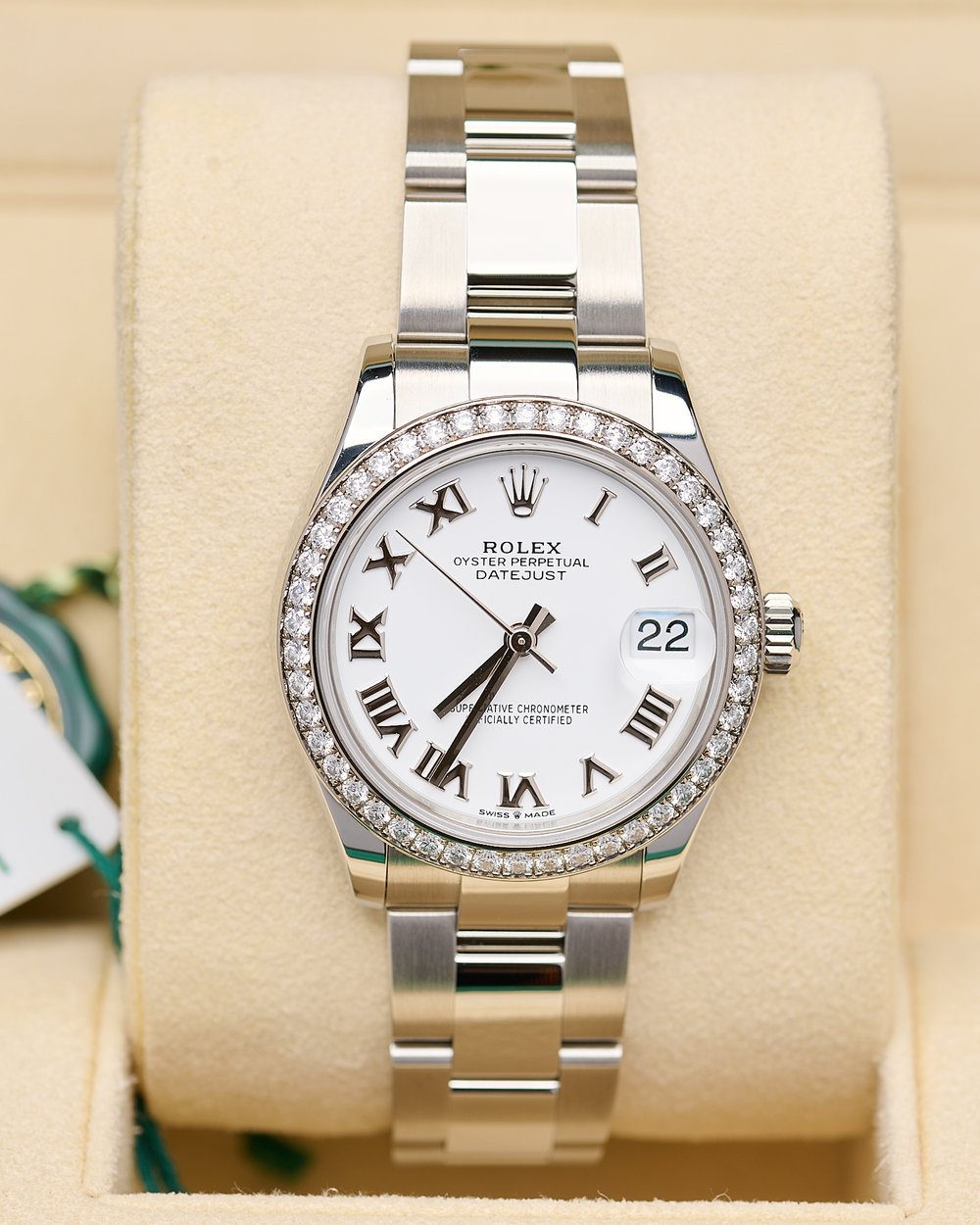【1:1 Super Clone】 Datejust m278384RBR-0013/0014 White 31mm Dial Oyster Watch