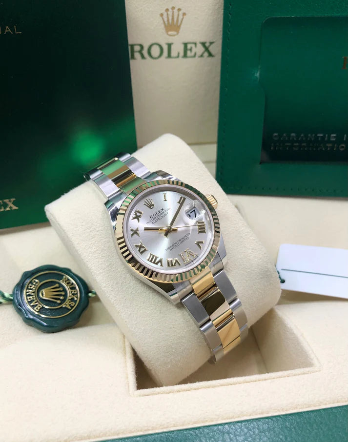 【1:1 Super Clone】 Datejust m278273-0003/0004 31mm Silver Dial Stainless Steel and Yellow Gold Oyster Watch