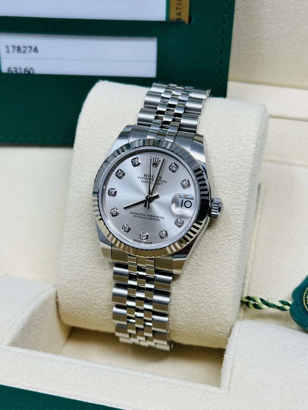【1:1 Super Clone】 Datejust m278274-0029/0030 Silver 31mm Dial Oyster Watch