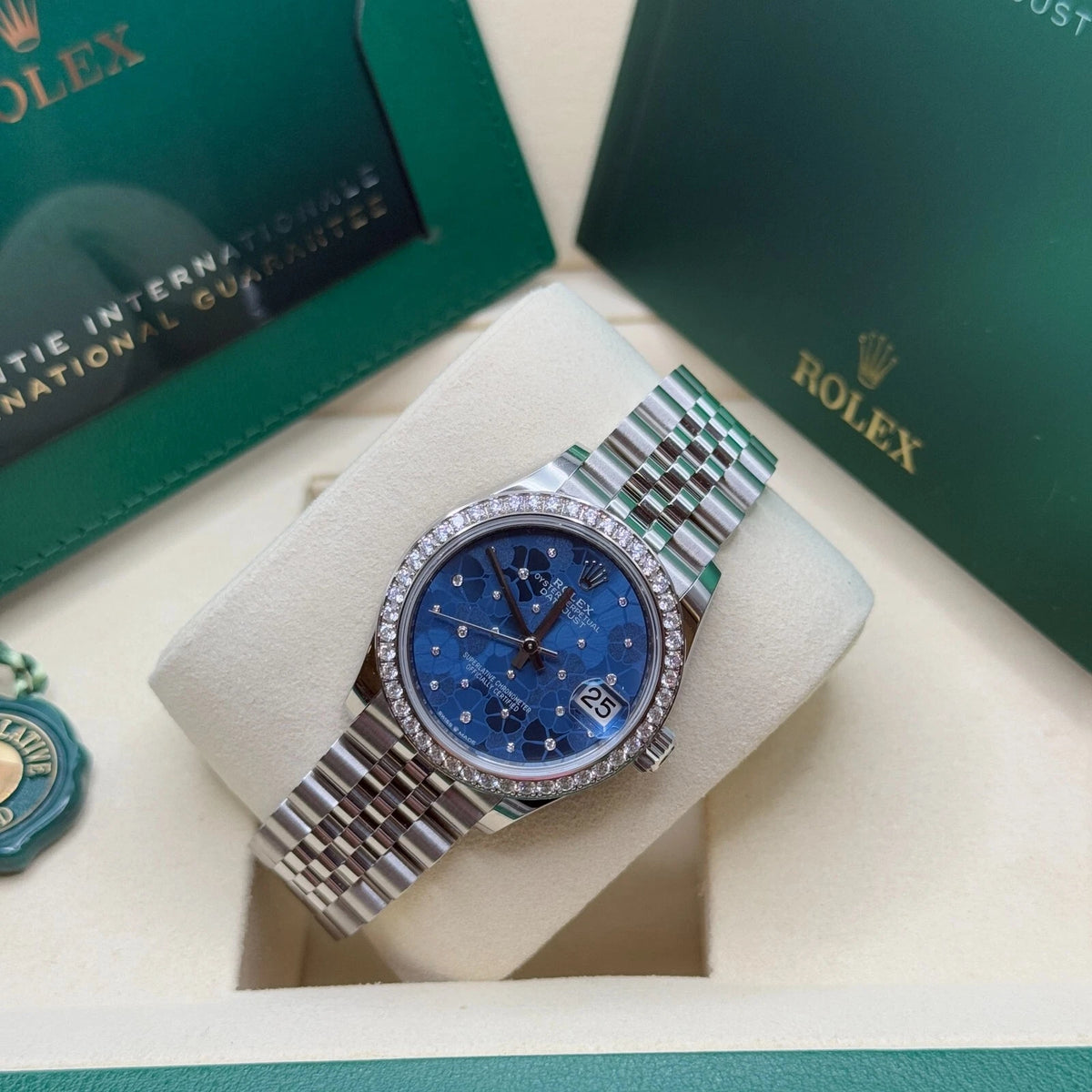 【1:1 Super Clone】 Datejust m278384RBR-0039/0040 Azzurro Blue 31mm Dial Oyster Watch