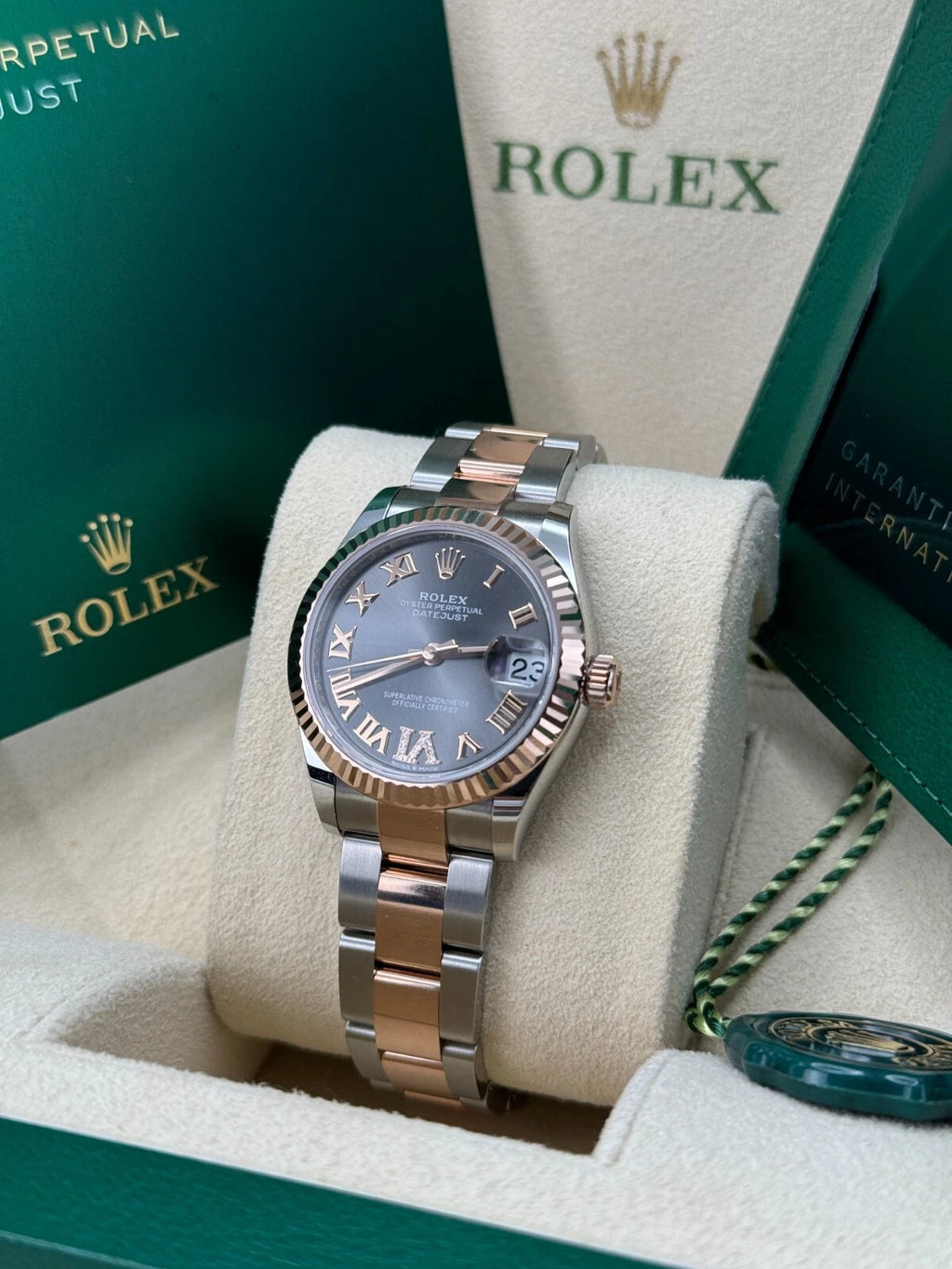 【1:1 Super Clone】 Datejust m278271-0029/0030 Slate 31mm Dial Oyster Bracelet Watch