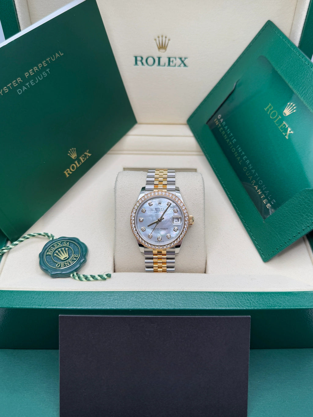 【1:1 Super Clone】 Datejust m278383-0027/0028 31mm Mother of Pearl Dial Oyster Bracelet