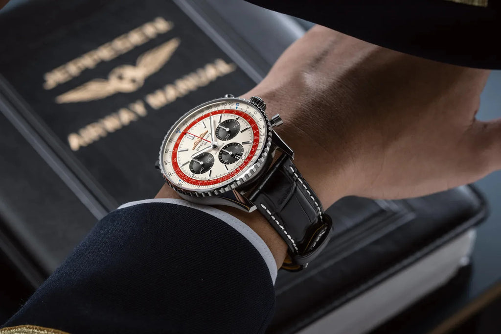 【1:1 Super Clone】Breitling Navitimer B01 Chronograph 43 Boeing 747 Limited Edition Boutique Exclusive Stainless Steel Bracelet AB01383B1G1A1