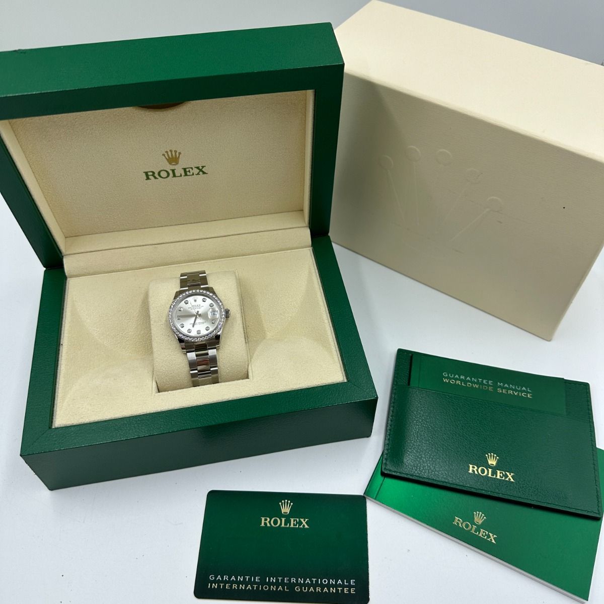 【1:1 Super Clone】 Datejust m278384RBR-0033/0034 Silver 31mm Dial Oyster Watch