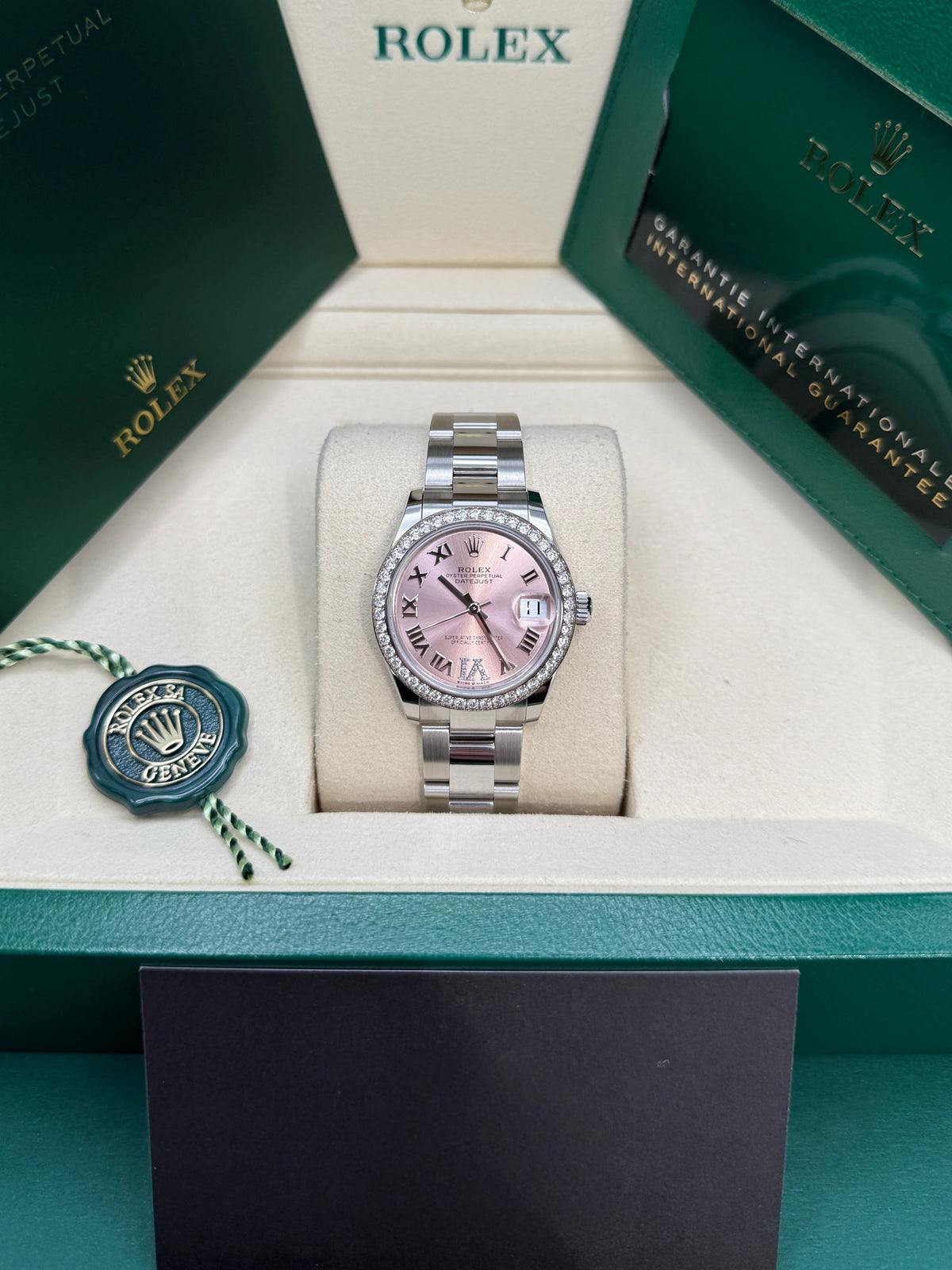【1:1 Super Clone】 Datejust m278384RBR-0027/0028 Pink 31mm Dial Oyster Watch