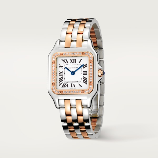 【1:1 Super Clone】PANTHERE Rose Gold Mix Diamond 30mm