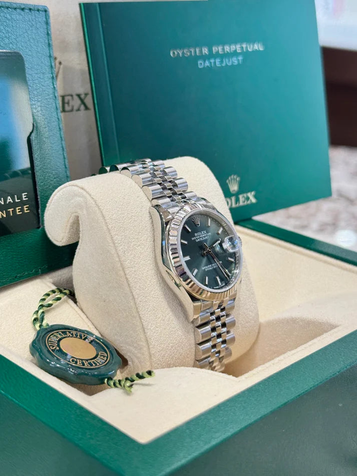【1:1 Super Clone】 Datejust m278274-0017/0018 Green Dial 31mm Oyster Watch