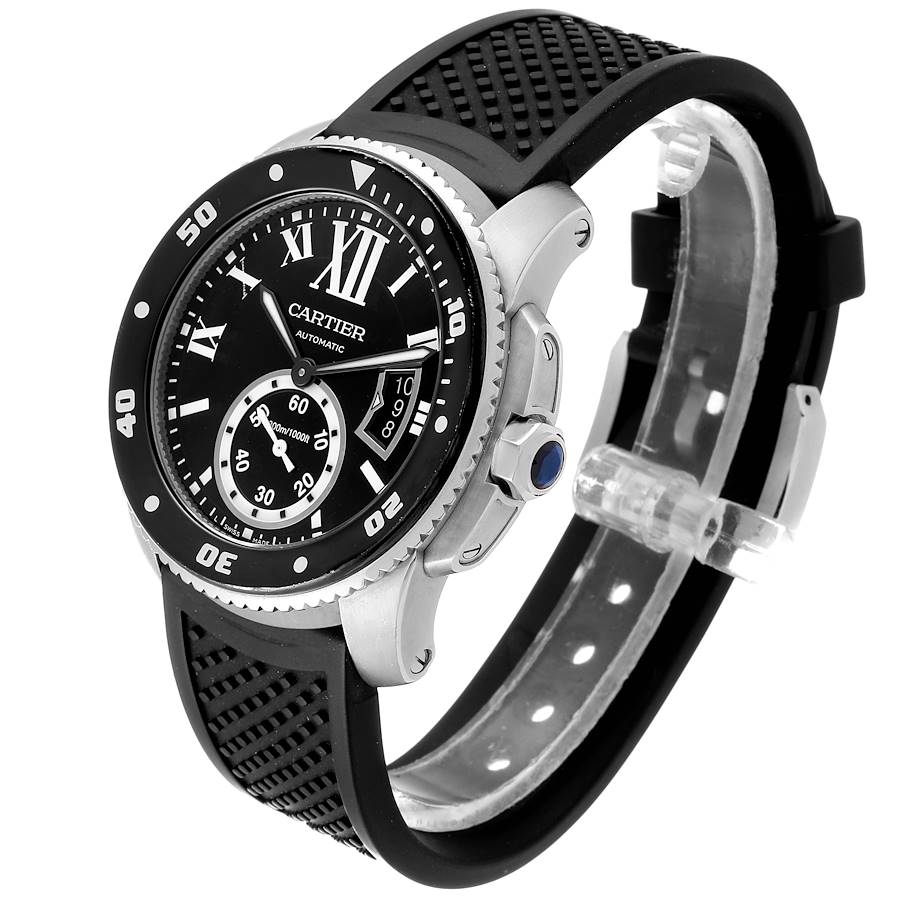 【1:1 Super Clone】Calibre Diver Black Rubber 42mm