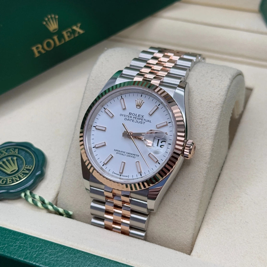 【1:1 Super Clone】  Datejust 36mm 126231 White Dial Jubilee Bracelet