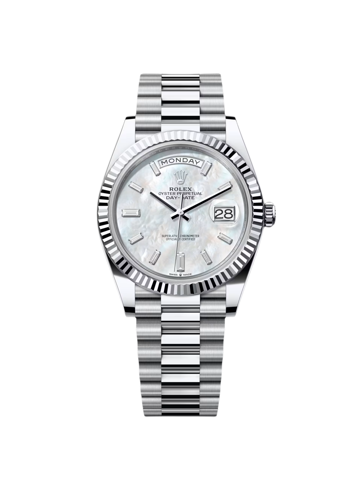 【1:1 Super Clone】  Day-Date 228236-0026 Mother Of Pearl Diamonds Dial