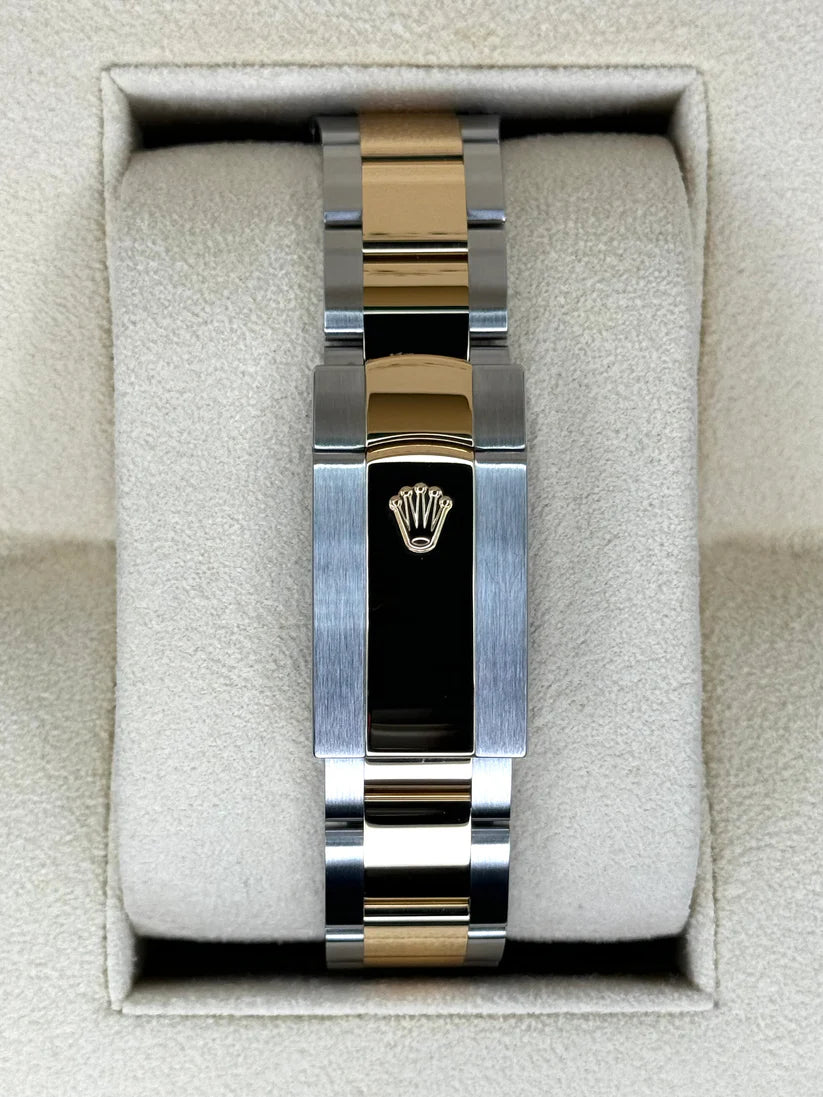 【1:1 Super Clone】 Datejust 41mm 126303 Black Diamond Oyster Steel and Yellow Gold Mens Watch
