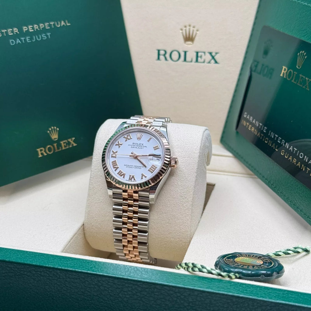 【1:1 Super Clone】 Datejust m278271-0001/0002 White 31mm Dial Oyster Bracelet Watch