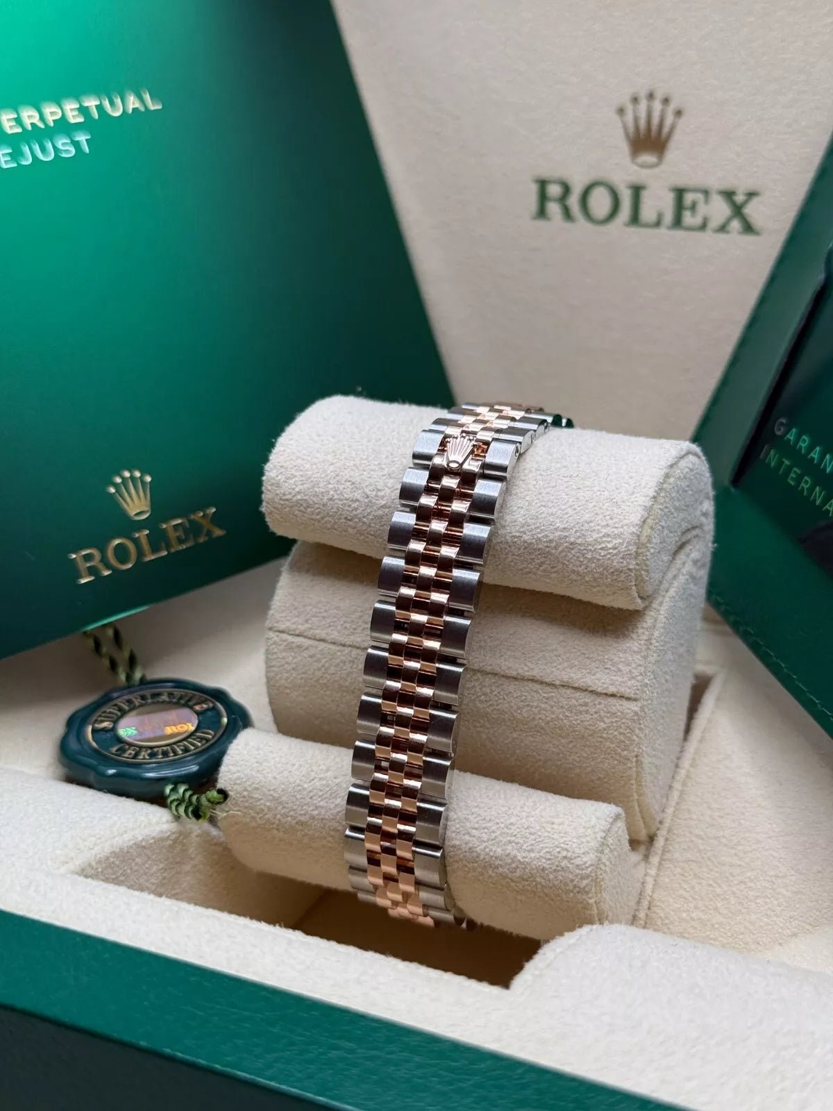 【1:1 Super Clone】 Lady-Datejust 28mm 279171 Rose-colour Diamond Set Oyster Stainless Steel and Rose Gold
