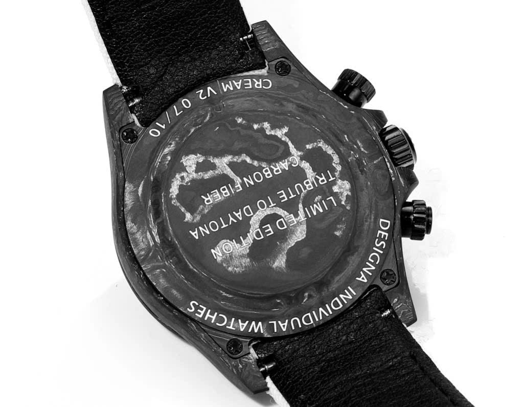 【1:1 Super Clone】Rolex Cosmograph Daytona DIW Cream Carbon 40mm Replica 1:1 – Top Quality Version
