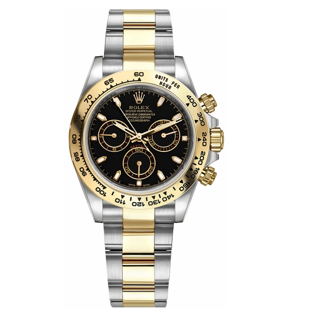 Daytona Two Tone Black Dial 40mm