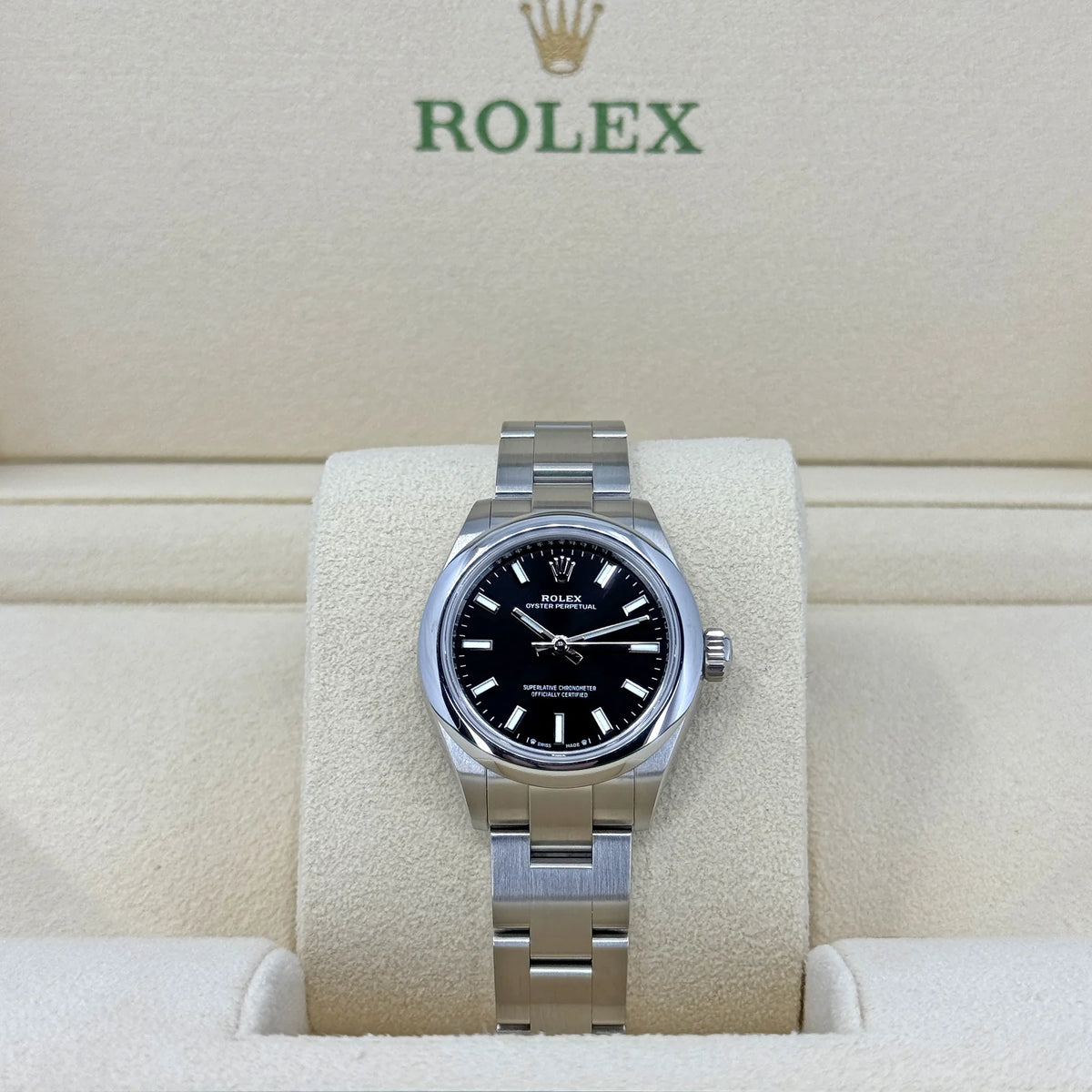 【1:1 Super Clone】 Oyster Perpetual 31mm 277200-0016 Black Dial Oyster Bracelet Watch