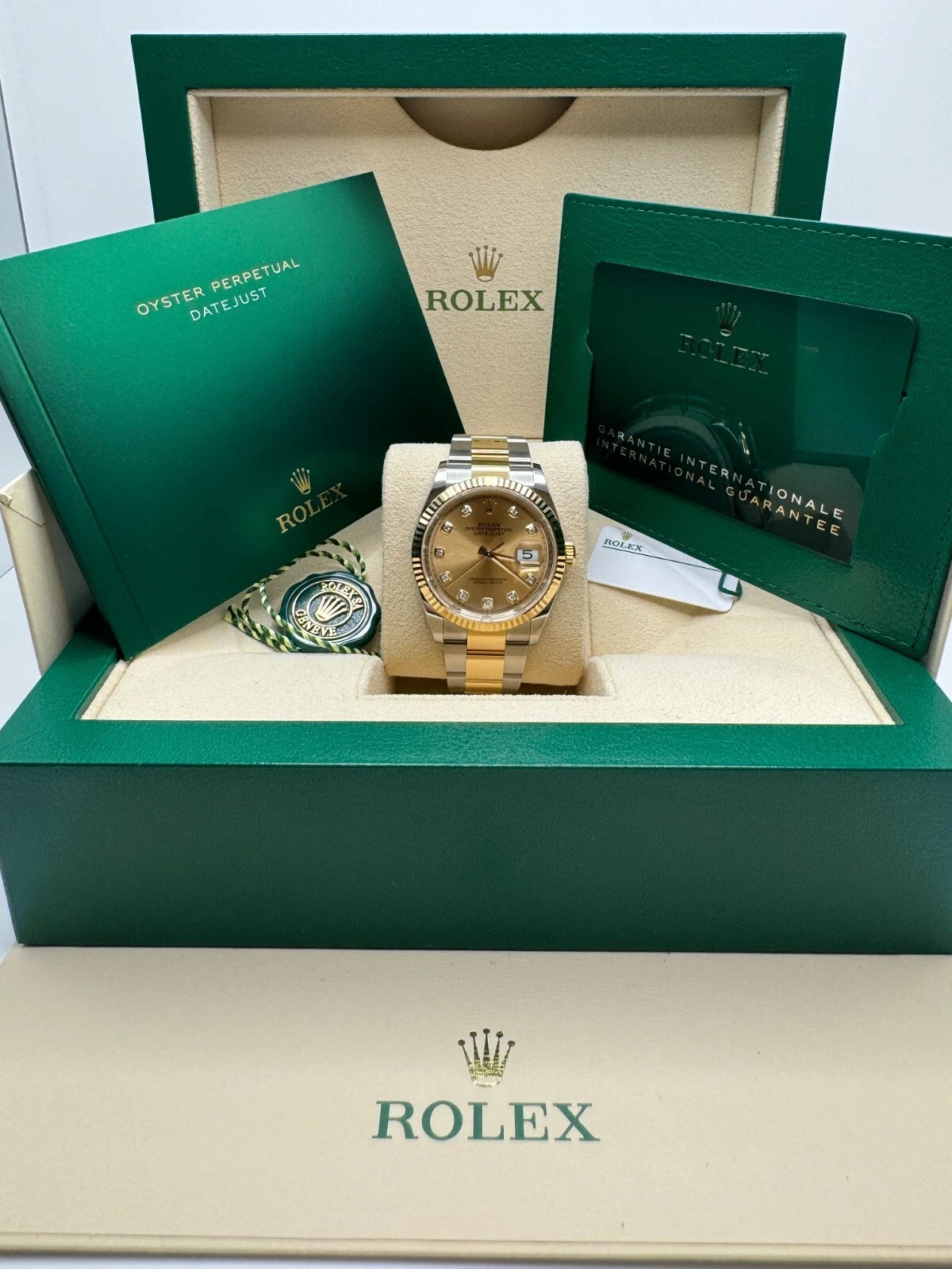 【1:1 Super Clone】  Datejust 36mm 126233 Champagne Dial Jubilee Bracelet Watch
