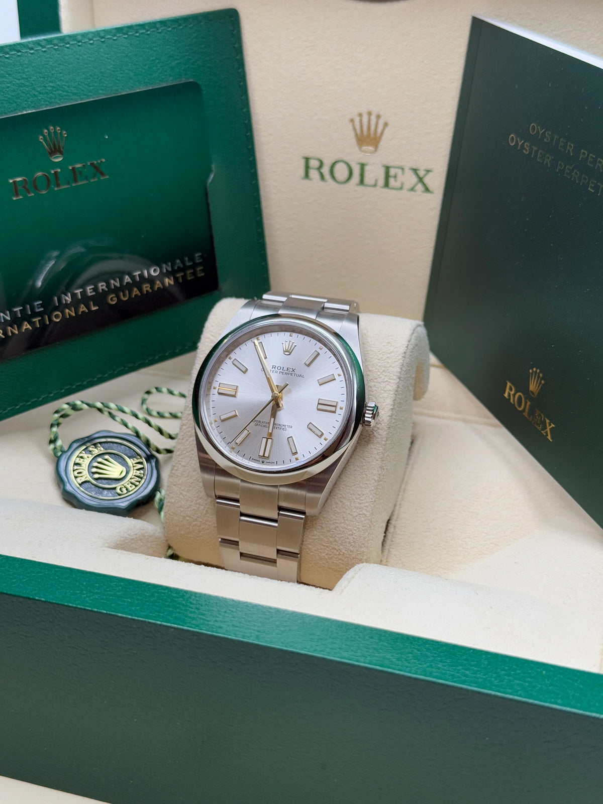 【1:1 Super Clone】 Oyster Perpetual 36mm 126000-0001 Silver Dial Oyster Bracelet