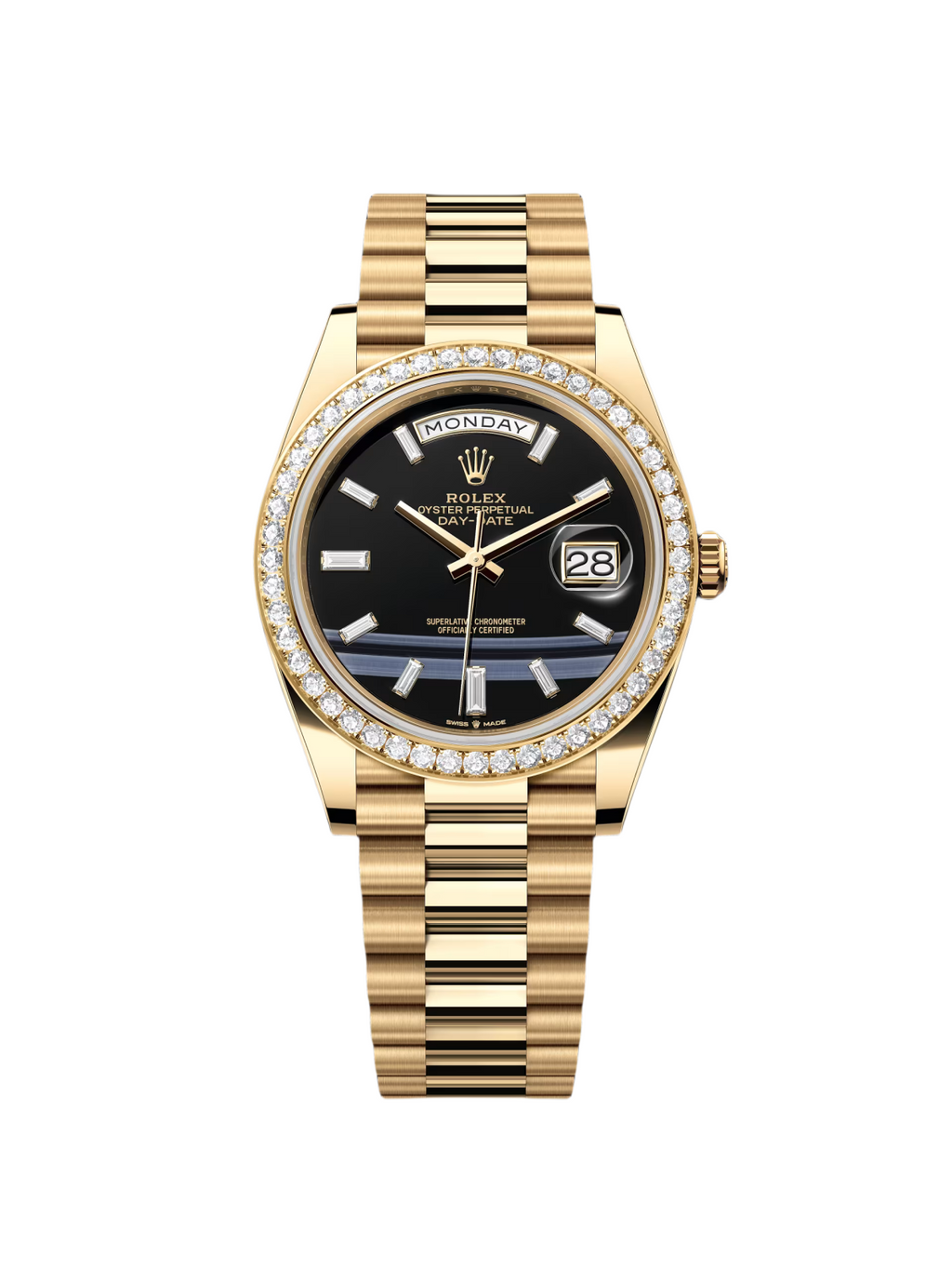 【1:1 Super Clone】 Day-Date 40mm Black Onyx Dial 228348RBR-0039