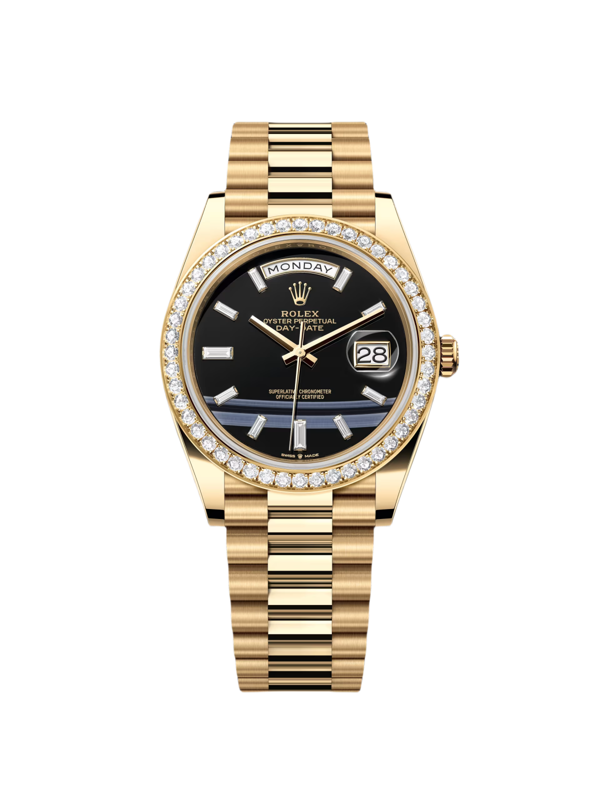 【1:1 Super Clone】 Day-Date 40mm Black Onyx Dial 228348RBR-0039