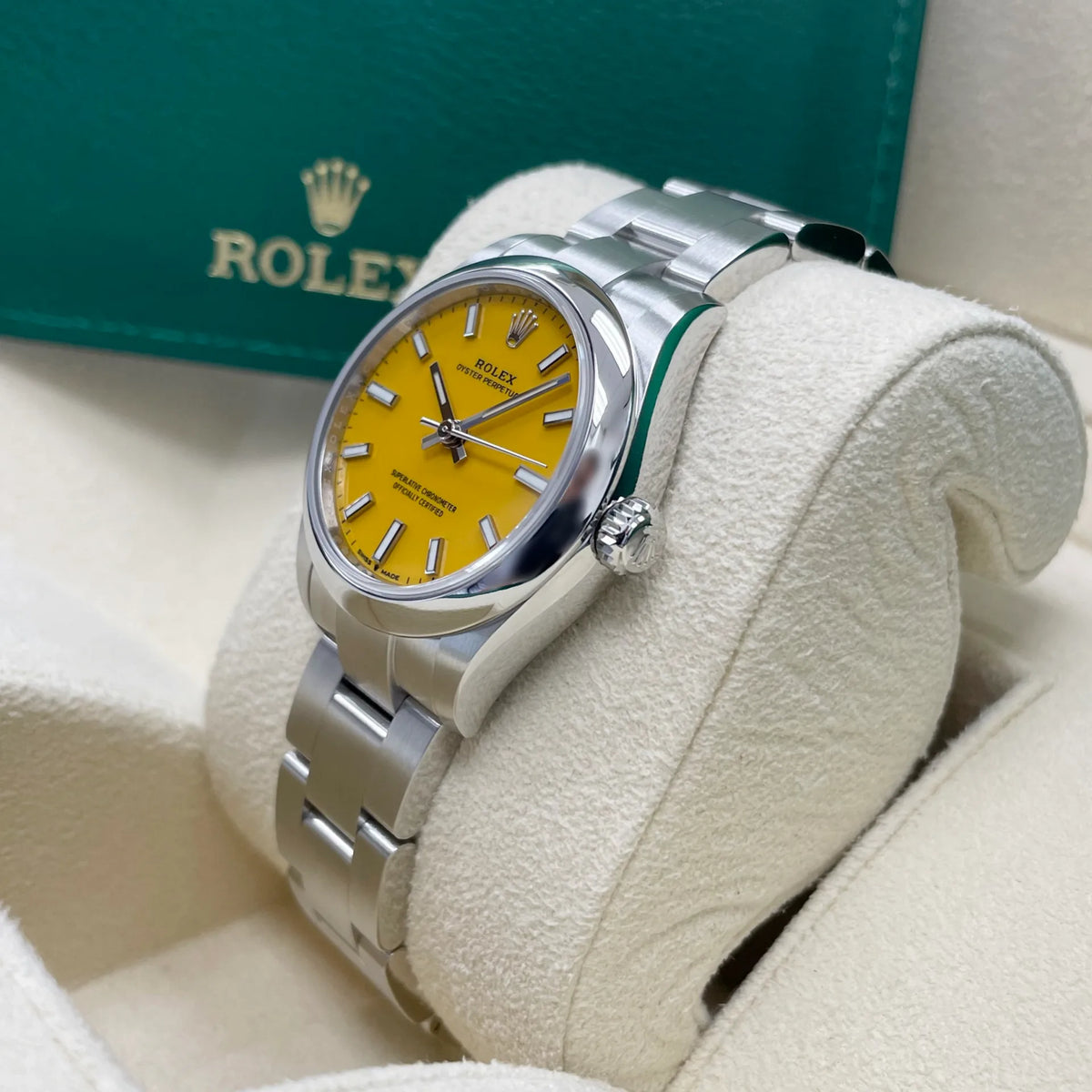 【1:1 Super Clone】 Oyster Perpetual 31mm 277200 Yellow Index