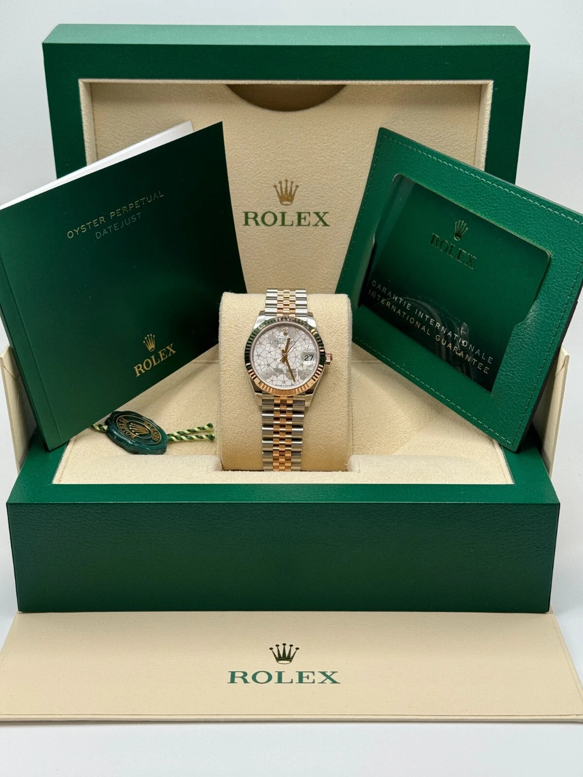 【1:1 Super Clone】 Datejust m278271-0031/0032 Silver Floral Motif 31mm Dial Oyster Bracelet Watch