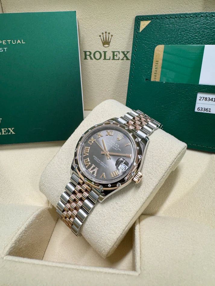 【1:1 Super Clone】 Datejust m278341-0029/0030 Slate Dial 31mm Dial Oyster Bracelet