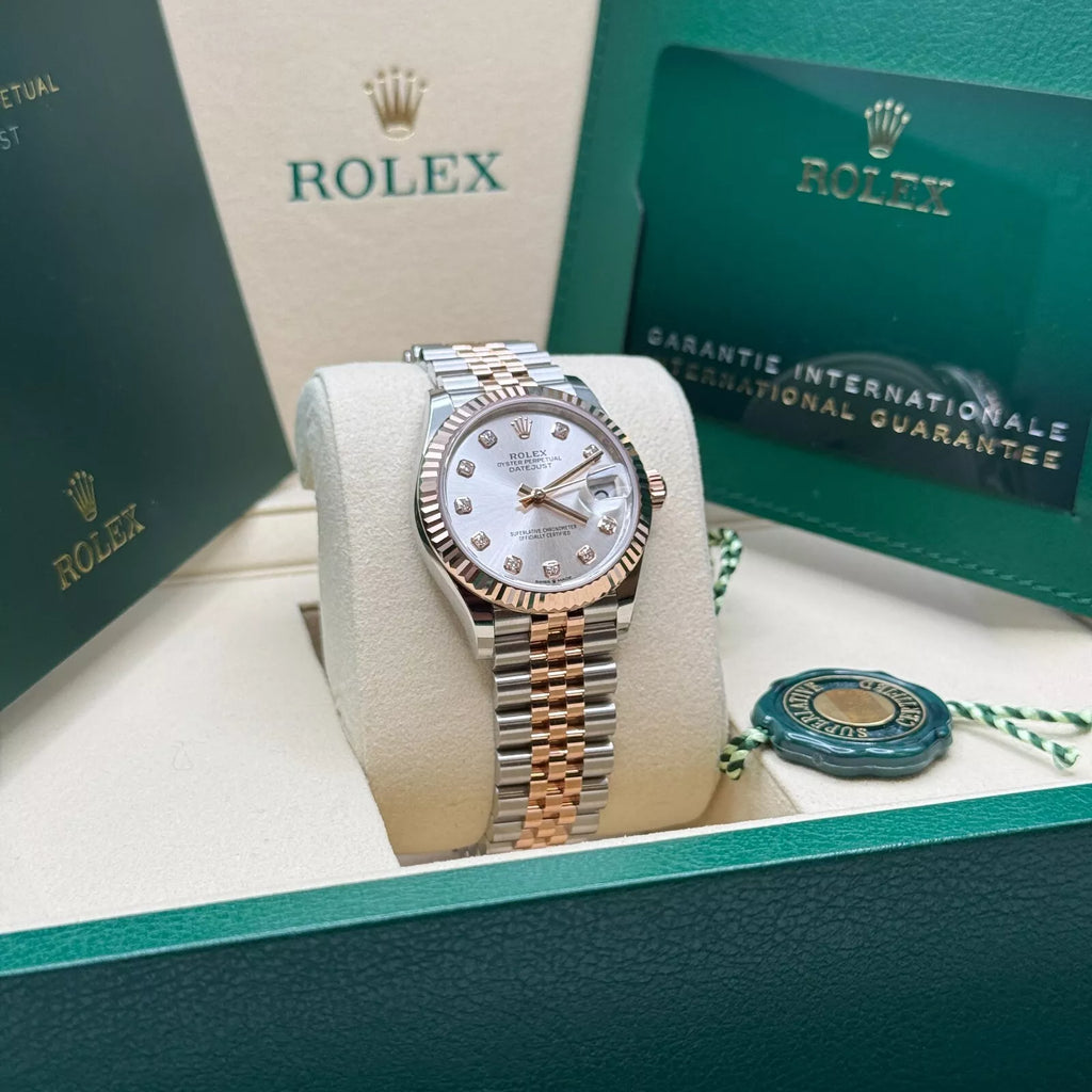 【1:1 Super Clone】 Datejust m278271-0015/0016 Silver 31mm Dial Oyster Bracelet Watch