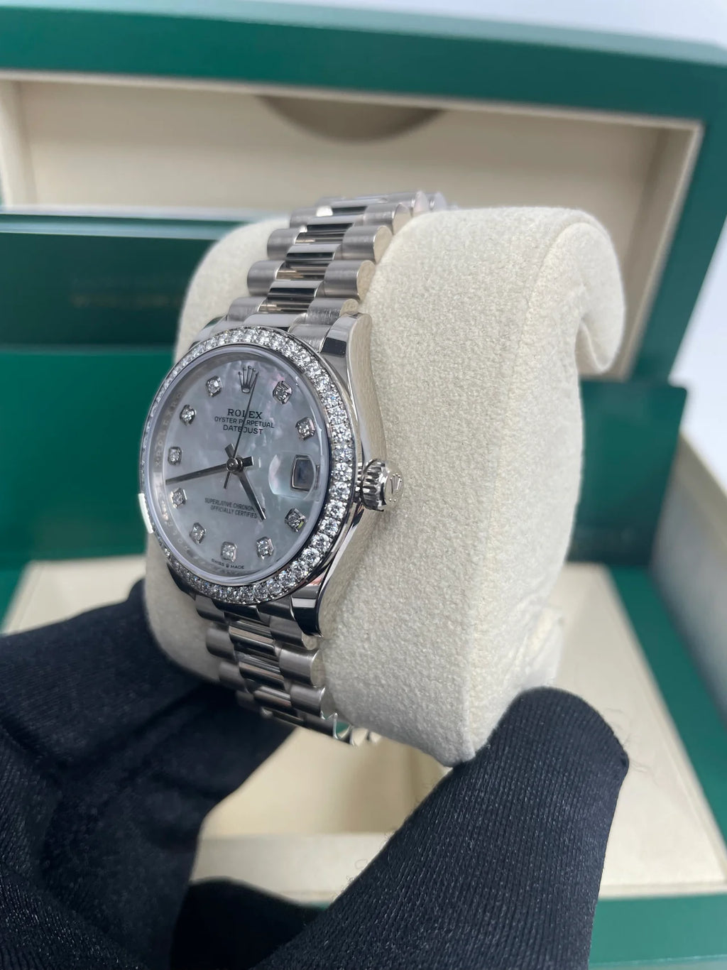 【1:1 Super Clone】 Datejust m278289RBR-0005 31mm Datejust Diamond Bezel MOP Dial
