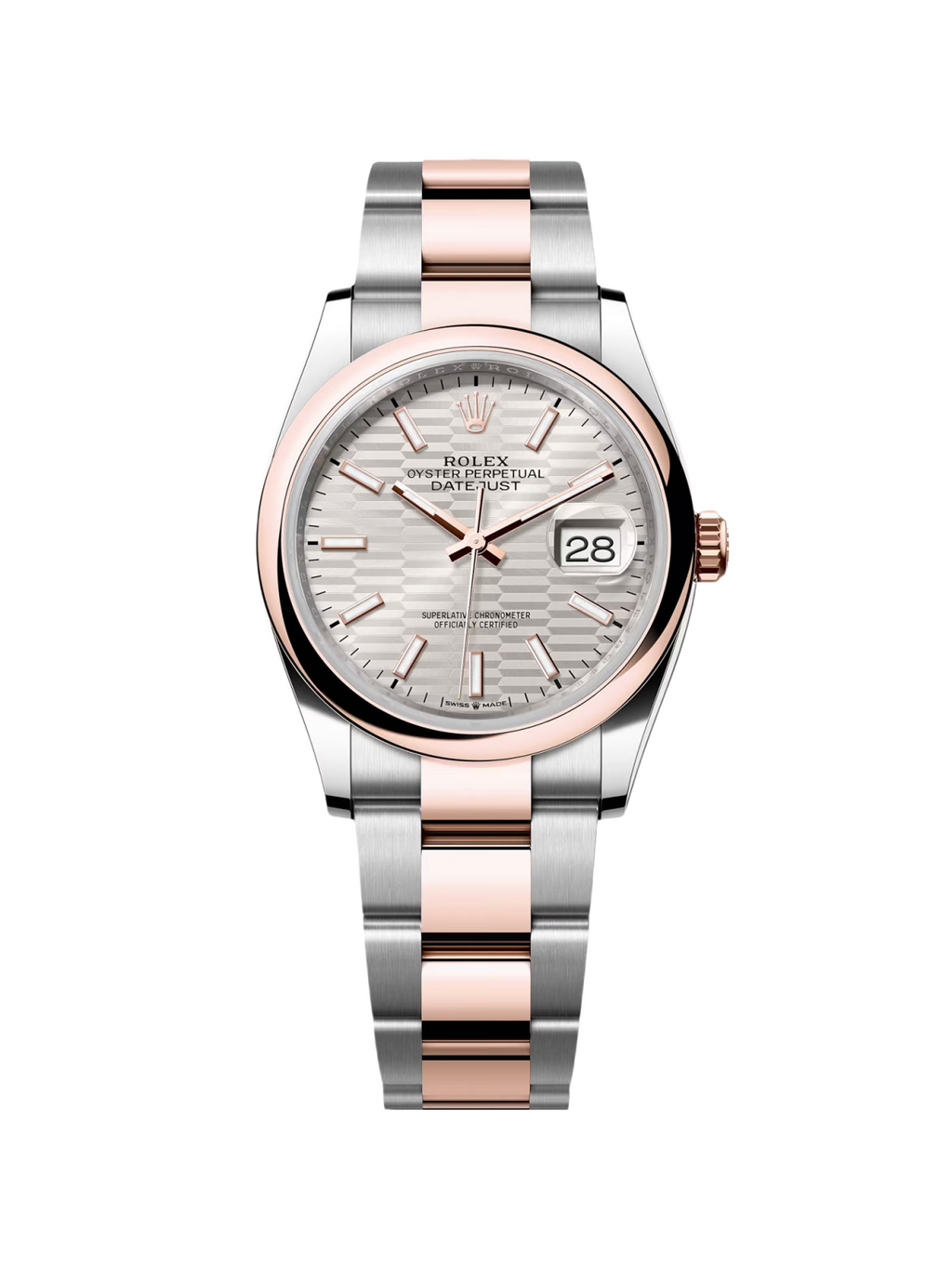 【1:1 Super Clone】  Datejust 36mm 126201 Silver Dial Oyster Bracelet Watch