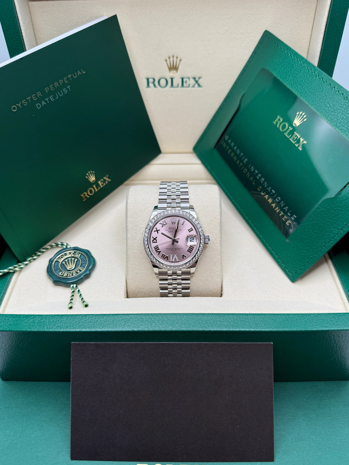 【1:1 Super Clone】 Datejust m278384RBR-0027/0028 Pink 31mm Dial Oyster Watch